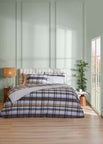 Σετ Σεντόνια ΑΙΓΑΙΟΝ Paradise Plaid Classic 100% Βαμβάκι 100X200+35 Plaid-Brown