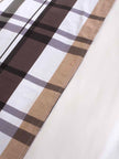 Σετ Σεντόνια ΑΙΓΑΙΟΝ Paradise Plaid Classic 100% Βαμβάκι 160X200+35 Plaid-Brown