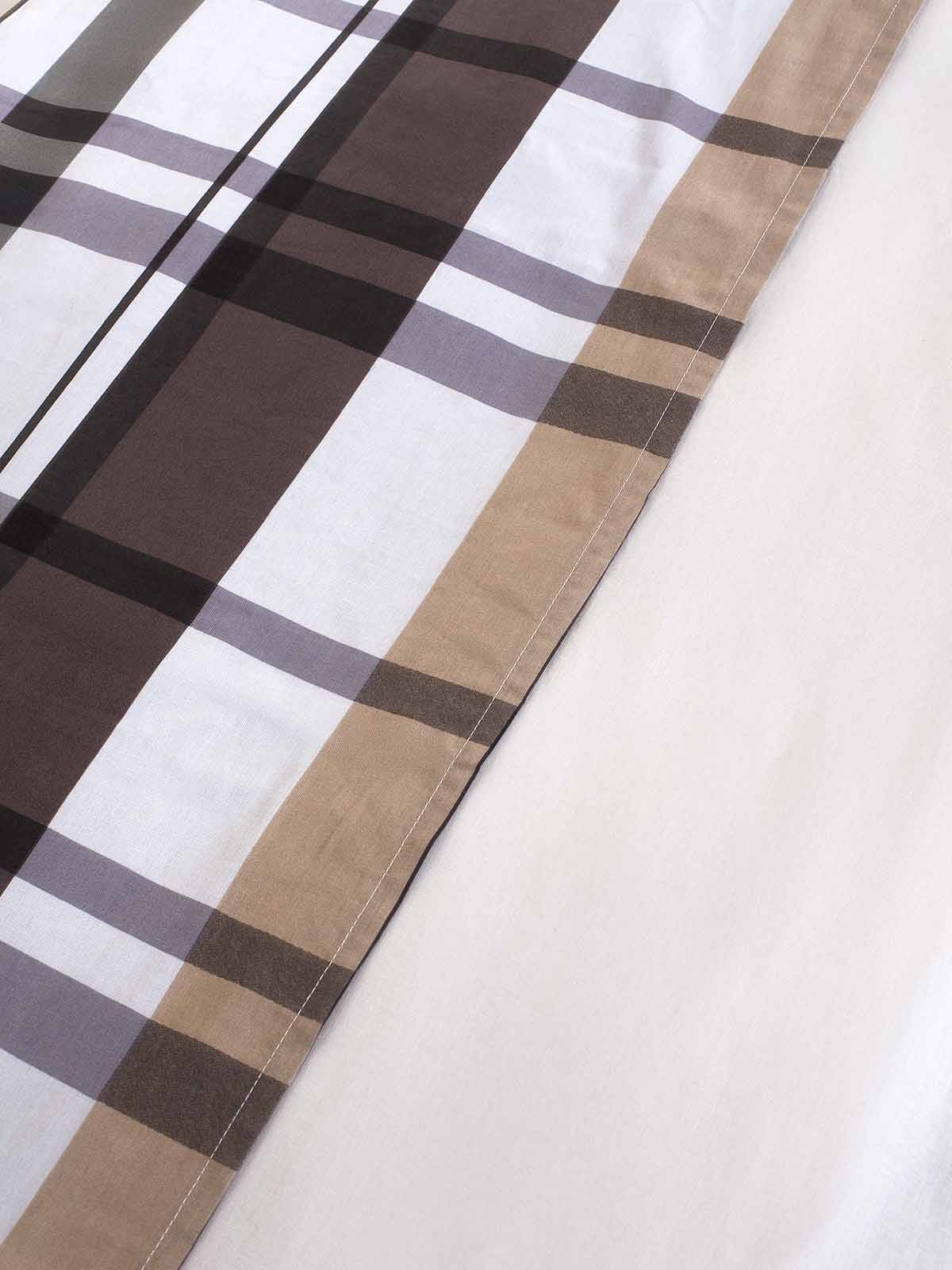 Σετ Σεντόνια ΑΙΓΑΙΟΝ Paradise Plaid Classic 100% Βαμβάκι 160X200+35 Plaid-Brown