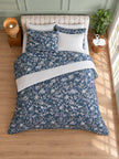 Σετ Σεντόνια ΑΙΓΑΙΟΝ Paradise Floral 100% Βαμβάκι Floral-Blue-Green