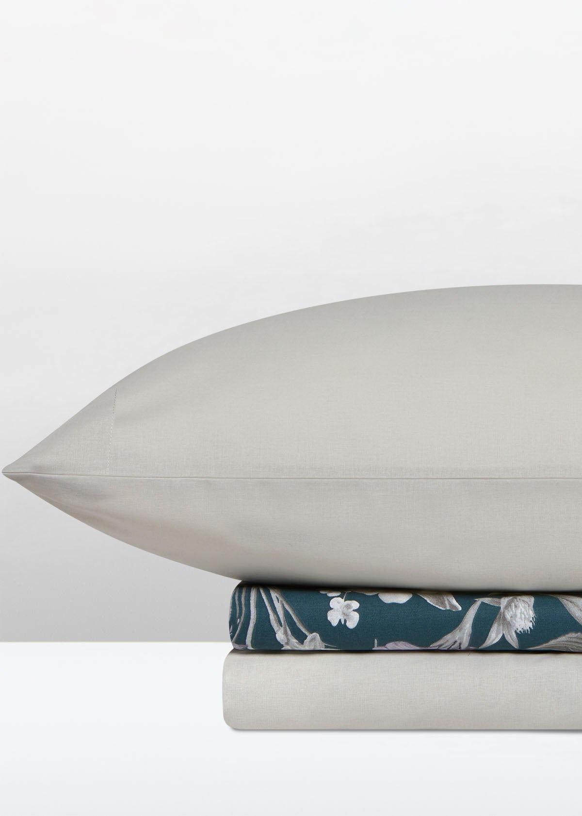 Σετ Σεντόνια ΑΙΓΑΙΟΝ Paradise Floral 100% Βαμβάκι 160X200+35 Floral-Blue-Green