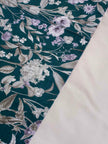 Σετ Σεντόνια ΑΙΓΑΙΟΝ Paradise Floral 100% Βαμβάκι 160X200+35 Floral-Blue-Green