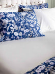 Σετ Παπλωματοθήκη ΑΙΓΑΙΟΝ Paradise Floral 100% Βαμβάκι 170X250 Floral-Sea-Blue