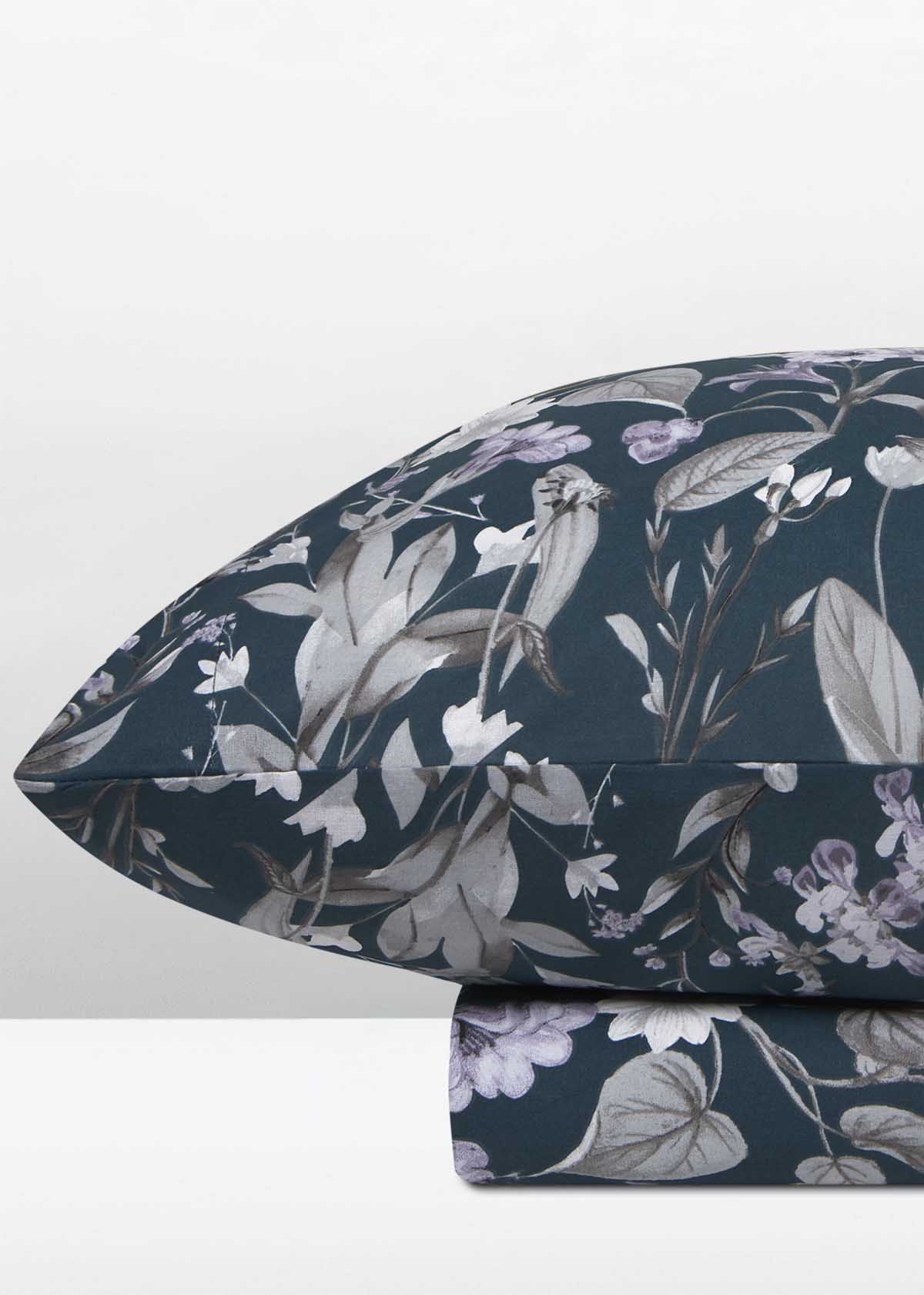 Σετ Παπλωματοθήκη ΑΙΓΑΙΟΝ Paradise Floral 100% Βαμβάκι 230X250 Floral-Blue-Green