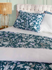 Σετ Παπλωματοθήκη ΑΙΓΑΙΟΝ Paradise Floral 100% Βαμβάκι 230X250 Floral-Blue-Green
