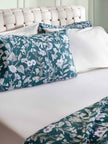 Σετ Παπλωματοθήκη ΑΙΓΑΙΟΝ Paradise Floral 100% Βαμβάκι 230X250 Floral-Blue-Green