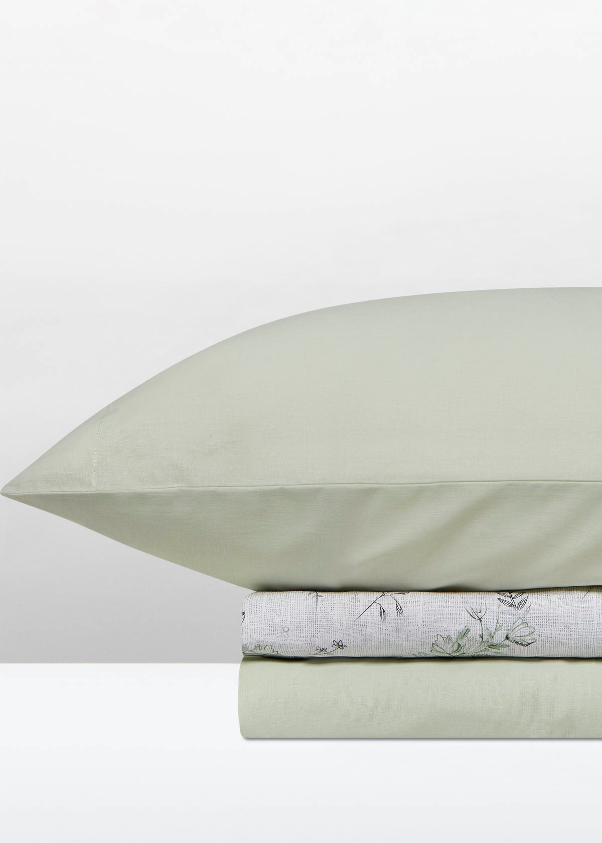 Σετ Σεντόνια ΑΙΓΑΙΟΝ Paradise Jasmine 100% Βαμβάκι 160X200+35 Jasmine-Sage