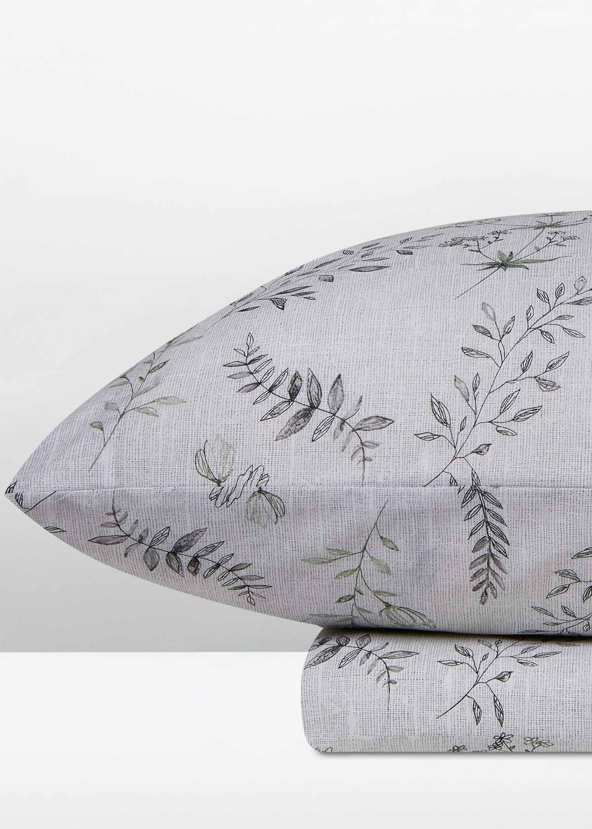 Σετ Παπλωματοθήκη ΑΙΓΑΙΟΝ Paradise Jasmine 100% Βαμβάκι 170X250 Jasmine-Sage