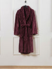 Ρόμπα Βελουτέ Ανάγλυφη Comfy ΑΙΓΑΙΟΝ L Bordeaux