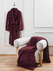 Ρόμπα Βελουτέ Ανάγλυφη Comfy ΑΙΓΑΙΟΝ L Bordeaux