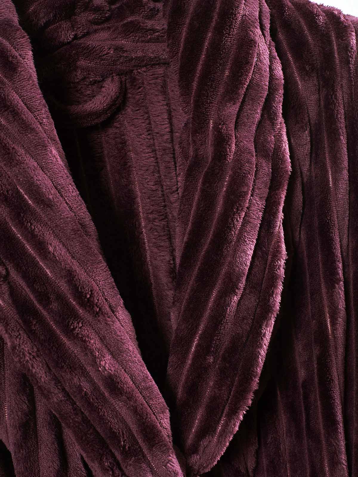 Ρόμπα Βελουτέ Ανάγλυφη Comfy ΑΙΓΑΙΟΝ L Bordeaux