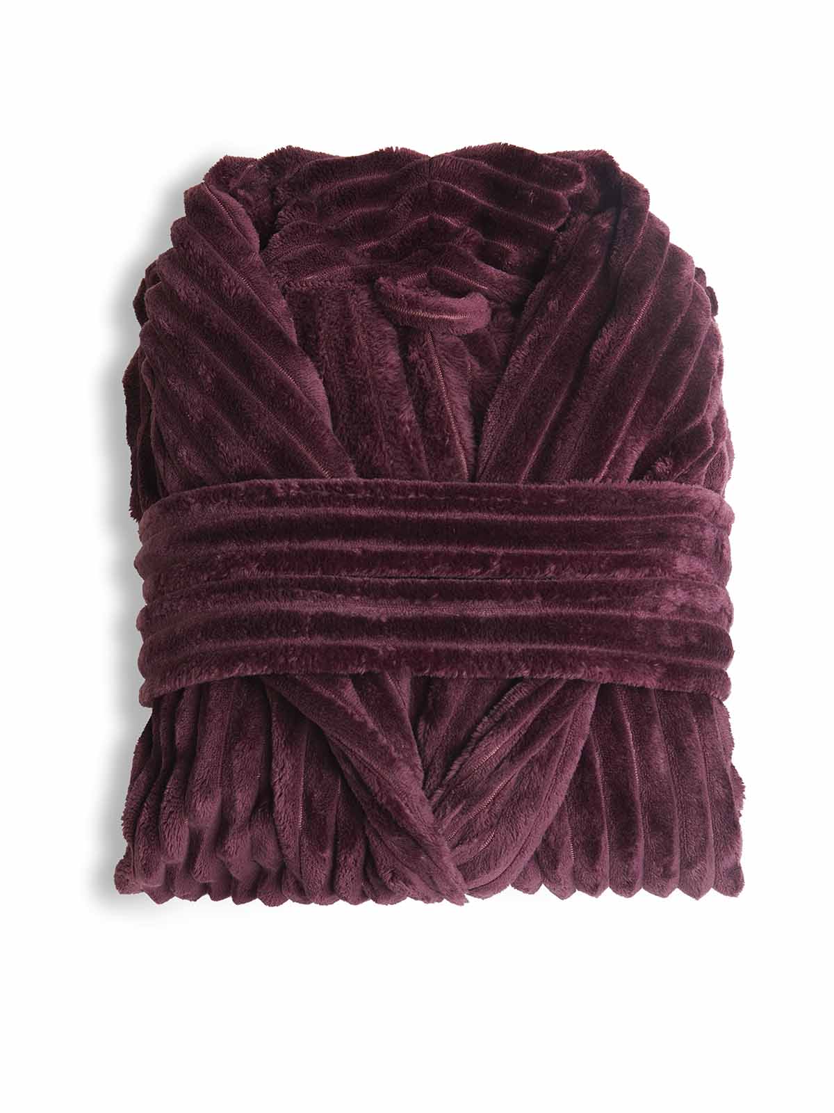 Ρόμπα Βελουτέ Ανάγλυφη Comfy ΑΙΓΑΙΟΝ L Bordeaux