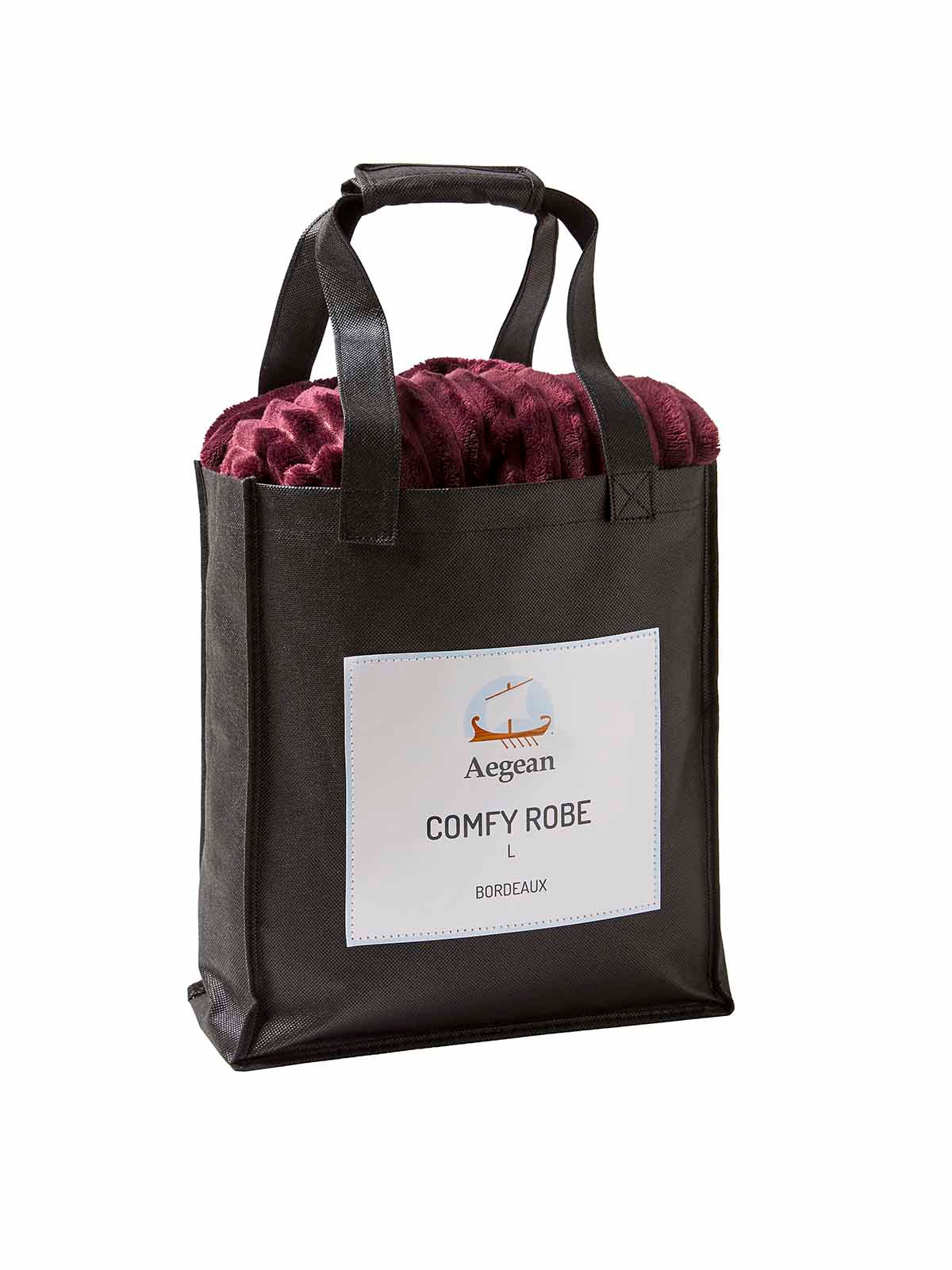 Ρόμπα Βελουτέ Ανάγλυφη Comfy ΑΙΓΑΙΟΝ L Bordeaux