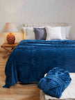Κουβέρτα Βελουτέ Ανάγλυφη Comfy ΑΙΓΑΙΟΝ 160X220 Spruce