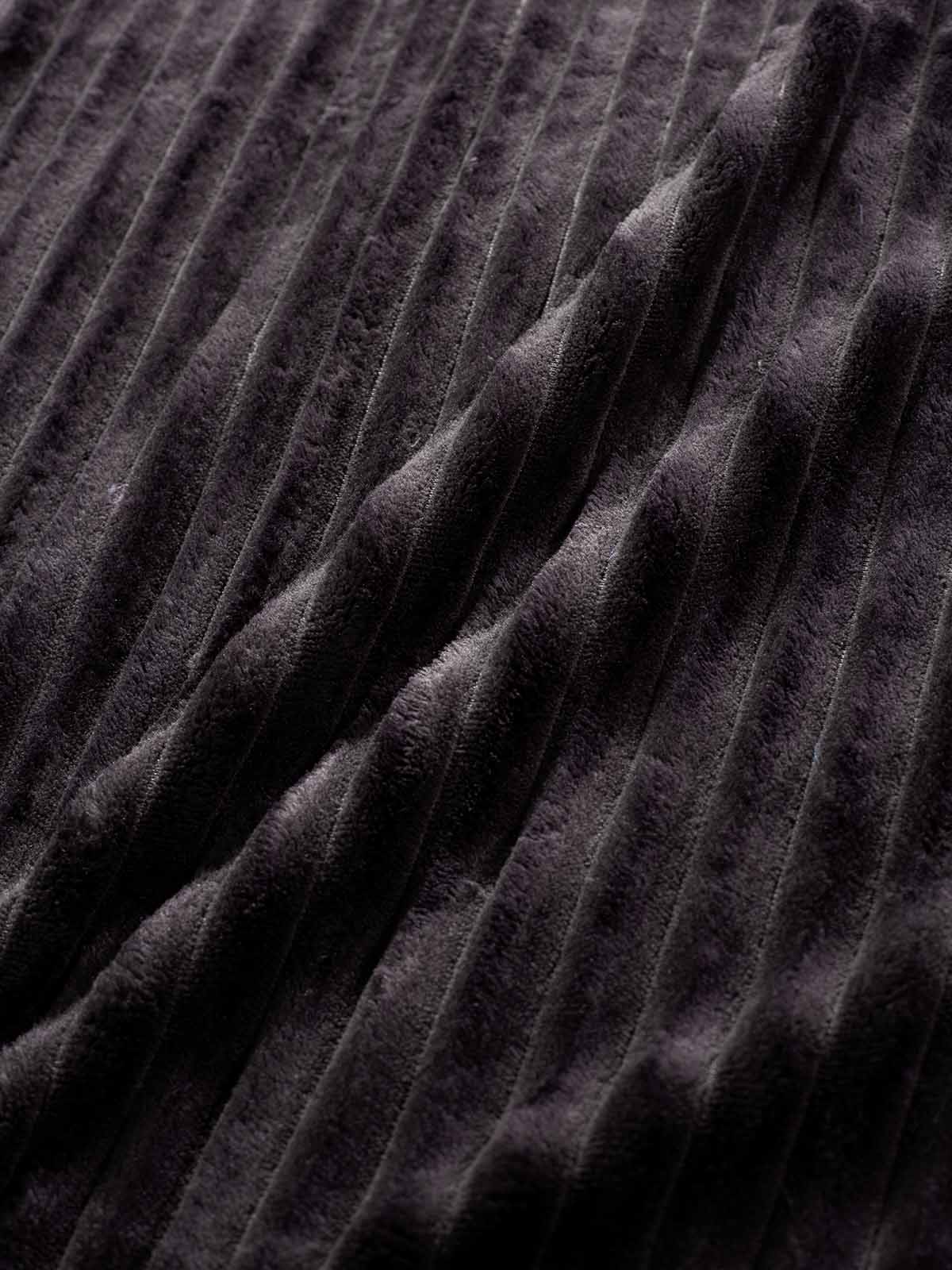 Κουβέρτα Βελουτέ Ανάγλυφη Comfy ΑΙΓΑΙΟΝ 220X240 Anthracite