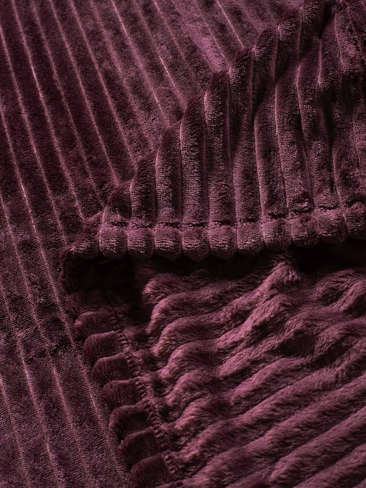 Κουβέρτα Βελουτέ Ανάγλυφη Comfy ΑΙΓΑΙΟΝ 220X240 Bordeaux