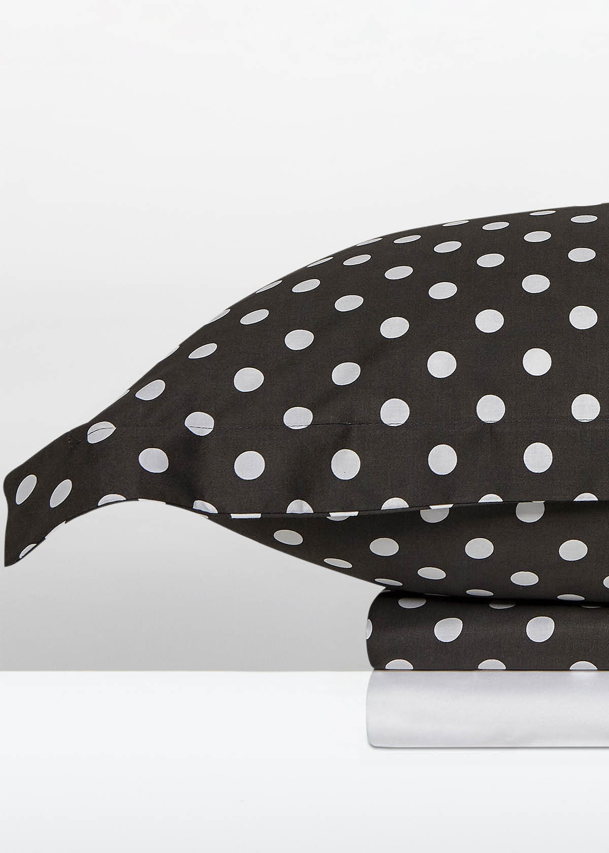 Σετ Βαμβακερά Σεντόνια Royal Sateen Signature Dots 240X260 Black