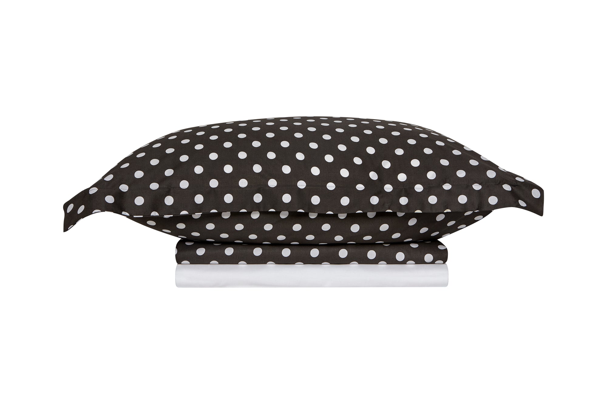 Σετ Βαμβακερά Σεντόνια Royal Sateen Signature Dots 240X260 Black
