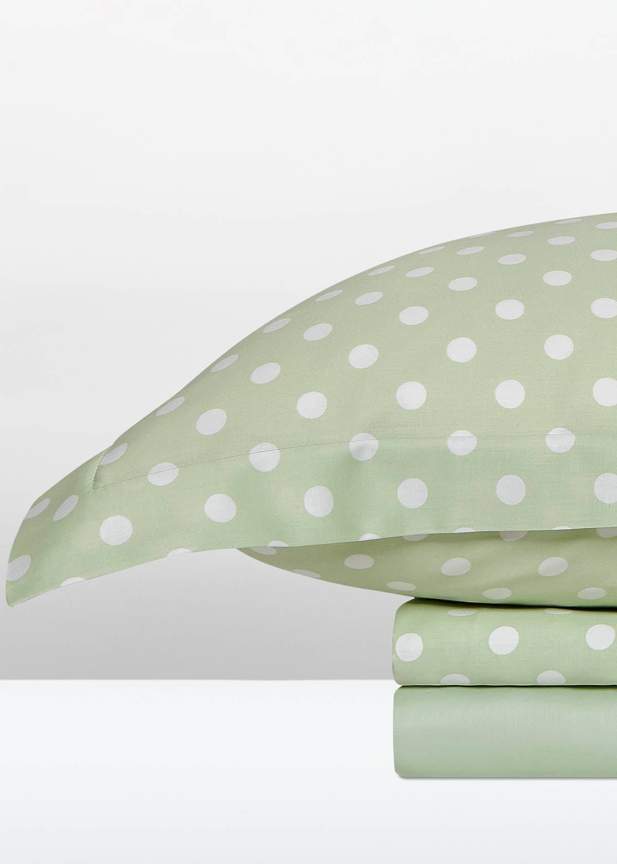 Σετ Βαμβακερά Σεντόνια Royal Sateen Signature Dots 240X260 Pistachio