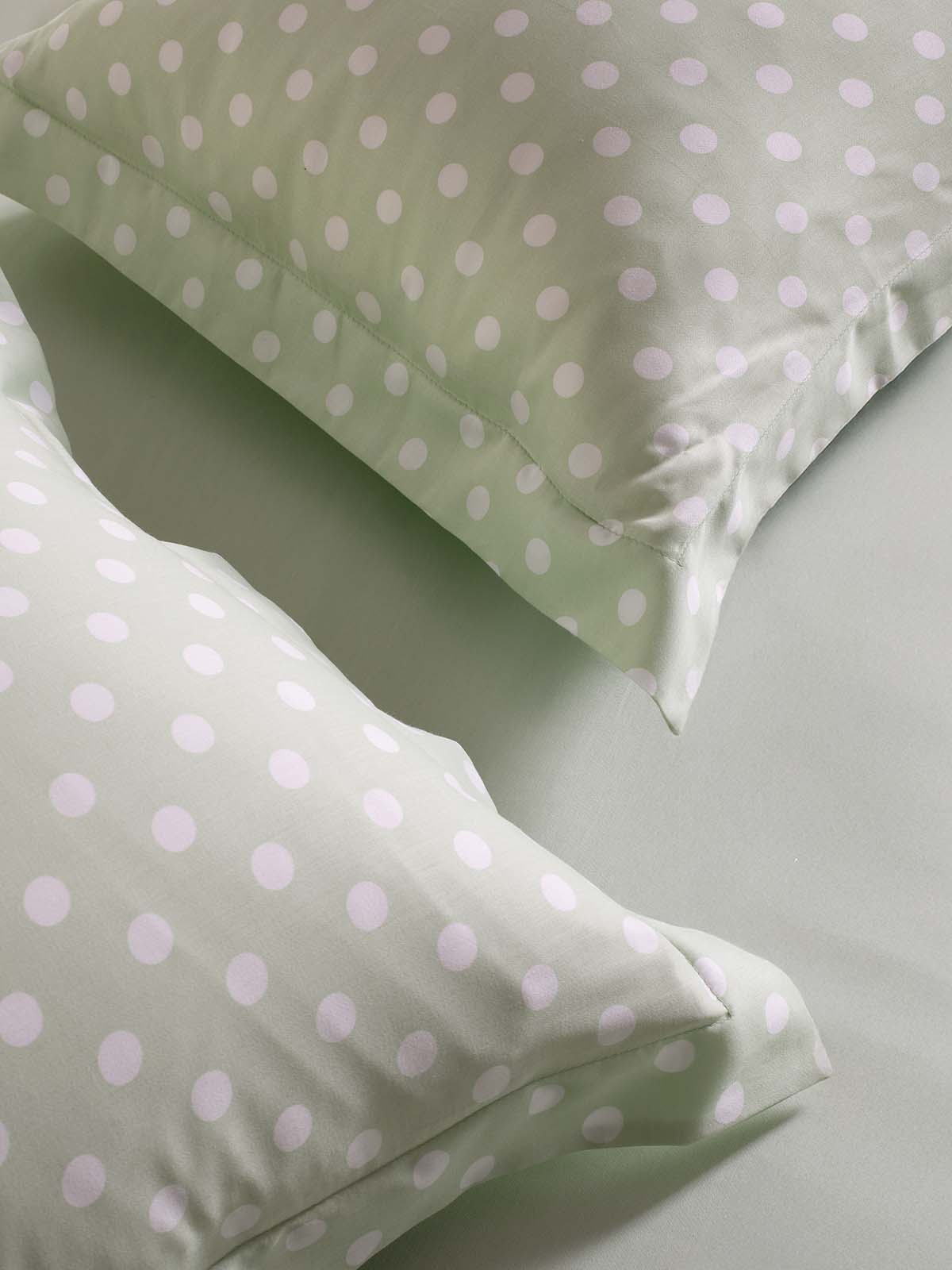 Σετ Σεντόνια Royal Sateen Signature Dots 240X260 Pistachio