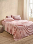 Σετ Σεντόνια Royal Sateen Signature Dots 240X260 Pink