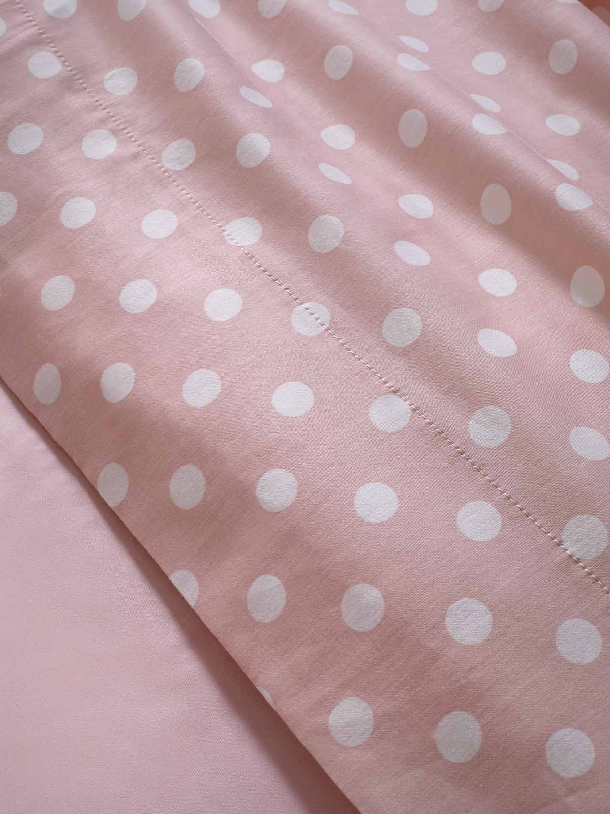 Σετ Σεντόνια Royal Sateen Signature Dots 240X260 Pink