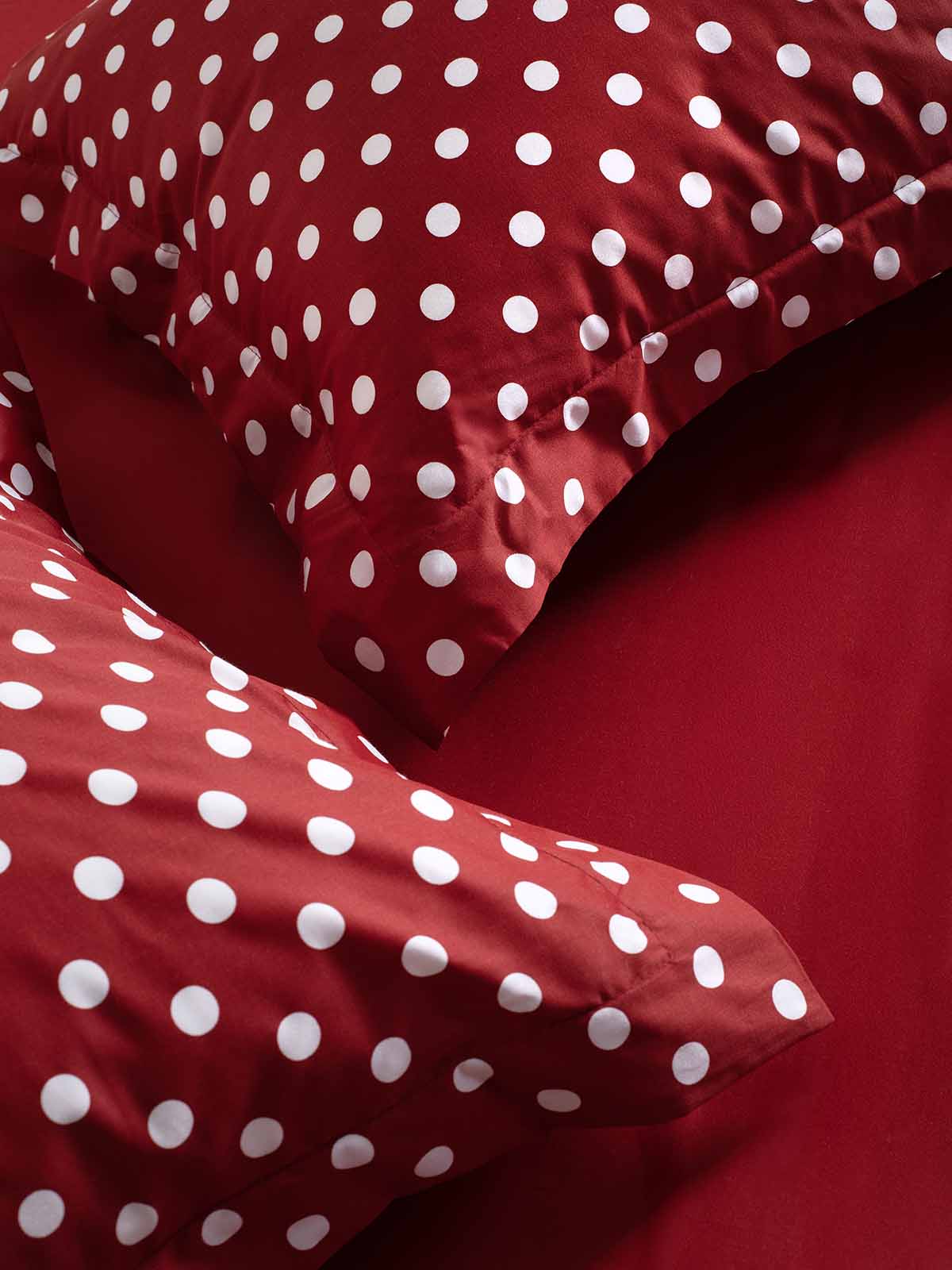 Σετ Σεντόνια Royal Sateen Signature Dots 240X260 Red