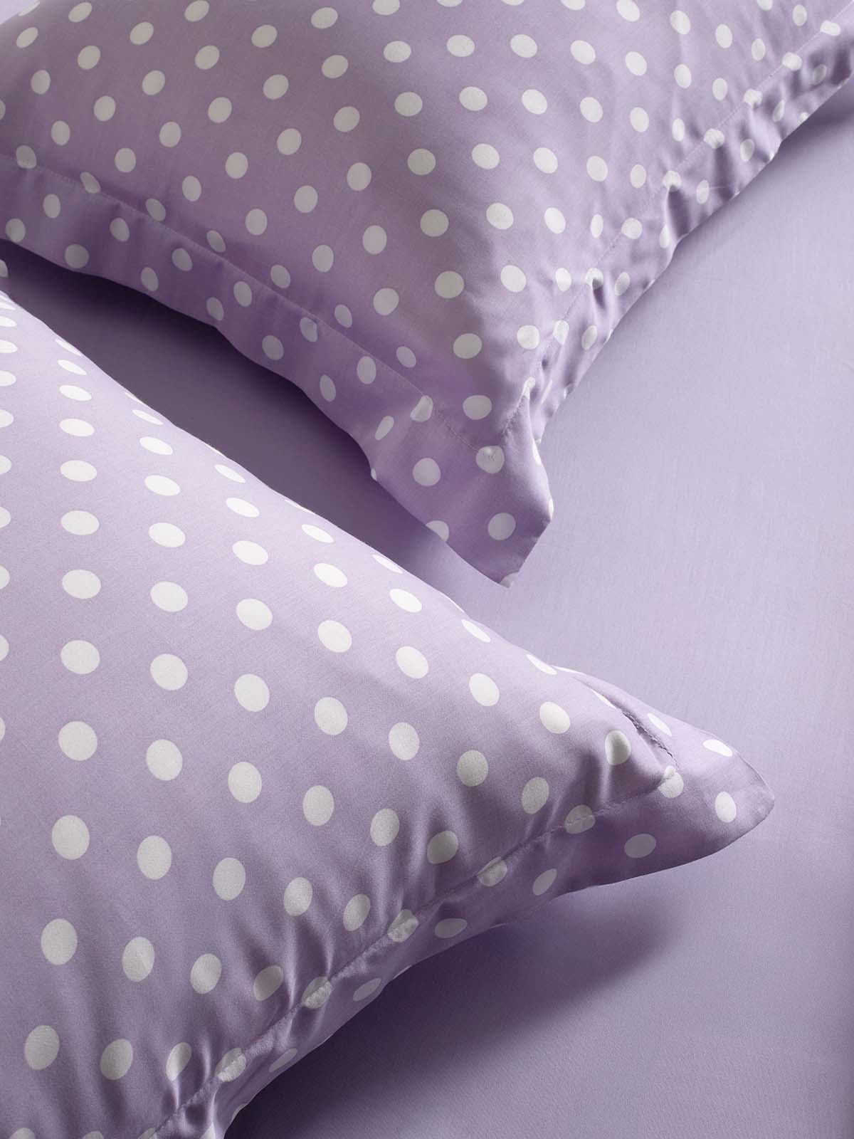 Σετ Σεντόνια Royal Sateen Signature Dots 240X260 Lilac