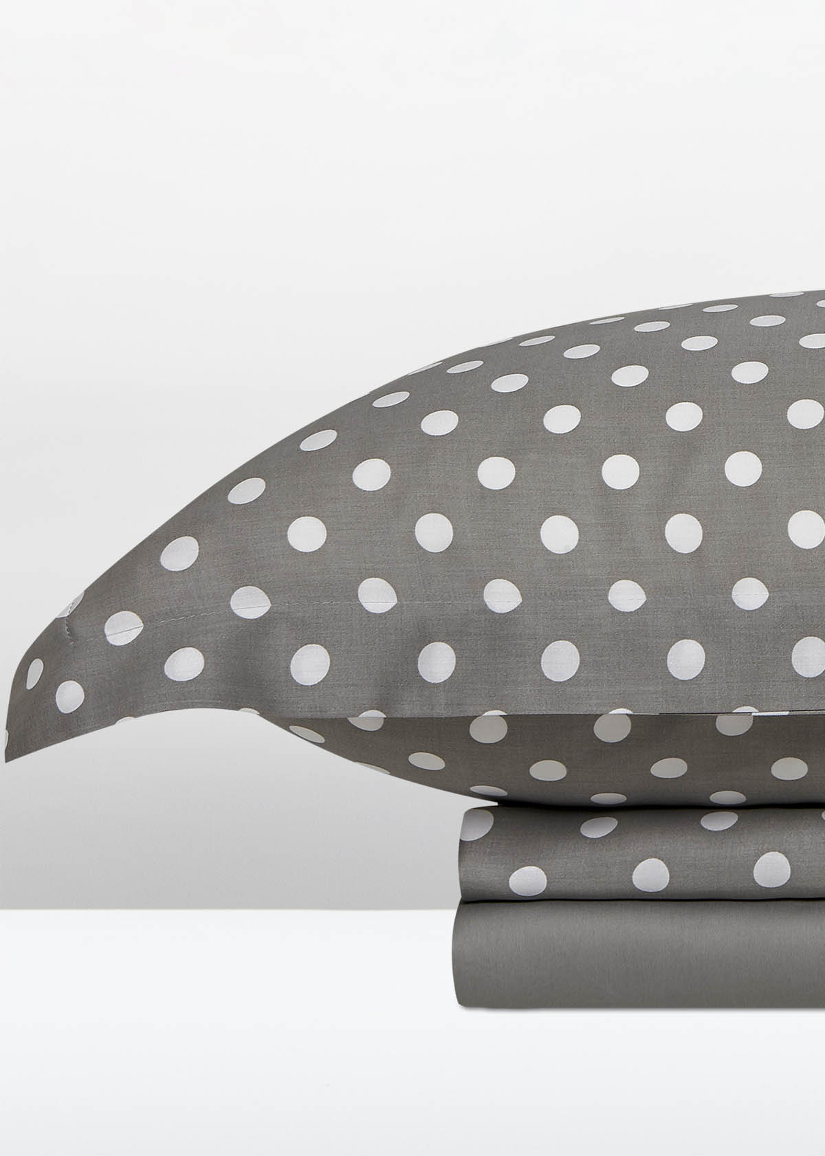 Σετ Βαμβακερά Σεντόνια Royal Sateen Signature Dots 240X260 Grey