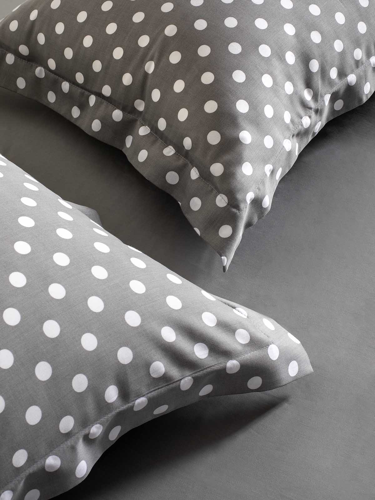 Σετ Σεντόνια Royal Sateen Signature Dots 240X260 Grey