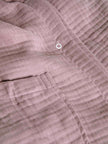 Poncho με Κουκούλα Αιγαίον Super Soft Muslin One size Burgundy