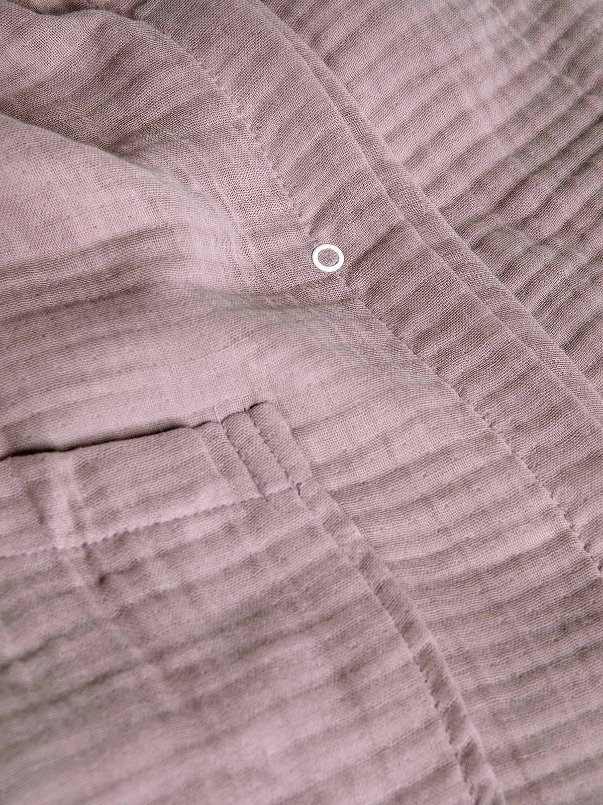 Poncho με Κουκούλα Αιγαίον Super Soft Muslin One size Burgundy