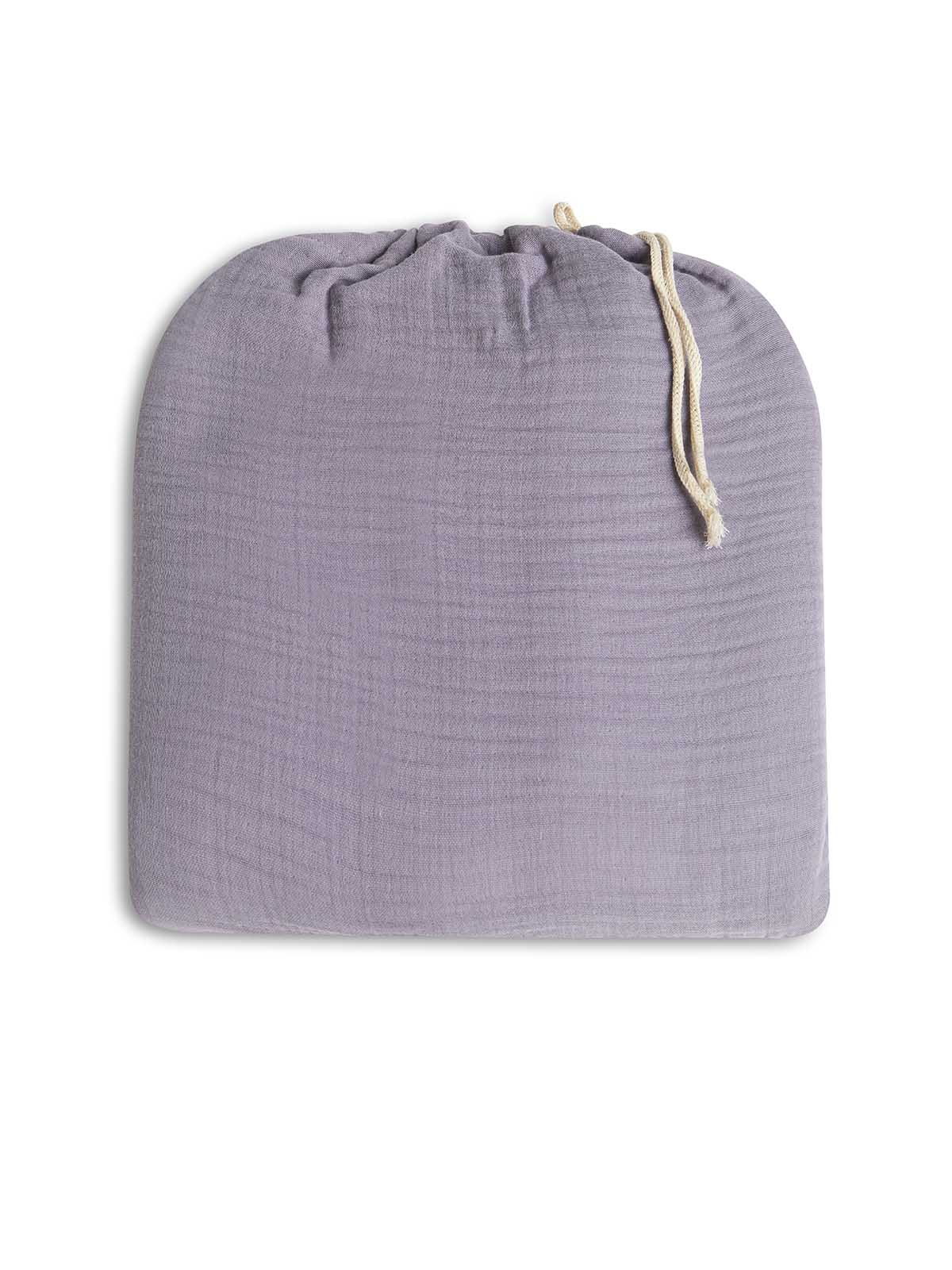 Poncho με Κουκούλα Αιγαίον Super Soft Muslin One size Violet
