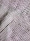 Poncho με Κουκούλα Αιγαίον Super Soft Muslin One size Cement