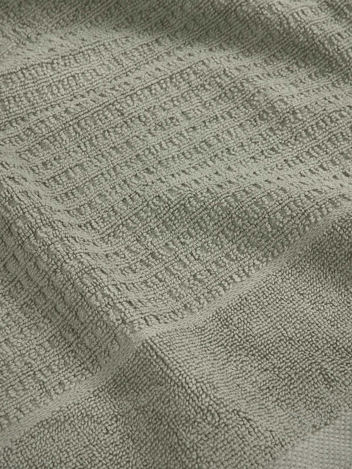 Σετ Βαμβακερές Πετσέτες 3τμχ Αιγαίον Jacquard Waffle