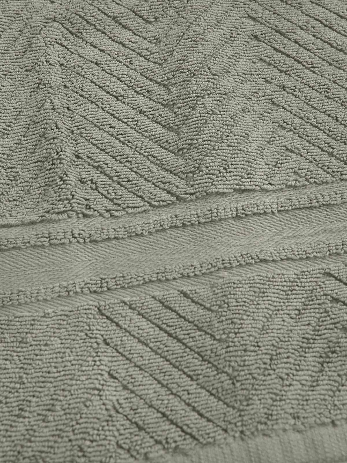 Σετ Βαμβακερές Πετσέτες 3τμχ Αιγαίον Jacquard Chevron