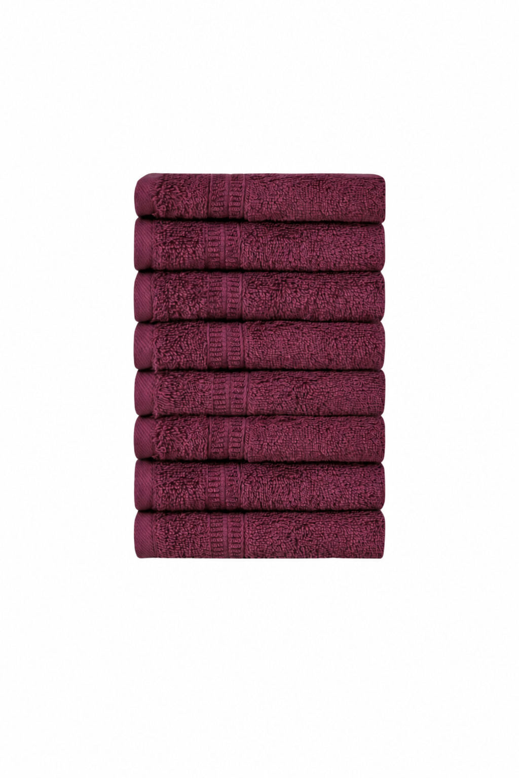 Σετ 8 πετσέτες επισκεπτών Homelovers Organic 30X30 Ploom Purple