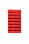 Σετ 8 πετσέτες επισκεπτών Homelovers Organic 30X30 Coral
