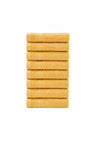 Σετ 8 πετσέτες επισκεπτών Homelovers Organic 30X30 Lemon Drop