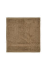 Σετ 8 πετσέτες επισκεπτών Homelovers Organic 30X30 Brown