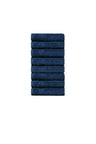 Σετ 8 πετσέτες επισκεπτών Homelovers Organic 30X30 Blue