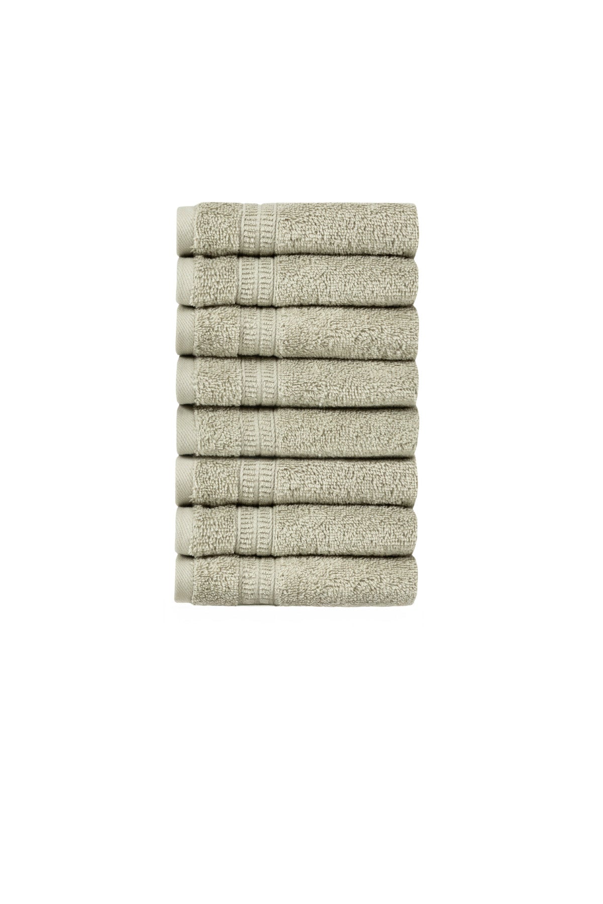 Σετ 8 πετσέτες επισκεπτών Homelovers Organic 30X30 Space Grey