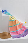 Πετσέτα Θαλάσσης Βαμβακερή με σχέδια Homelovers Organic 90X160 STRIPE