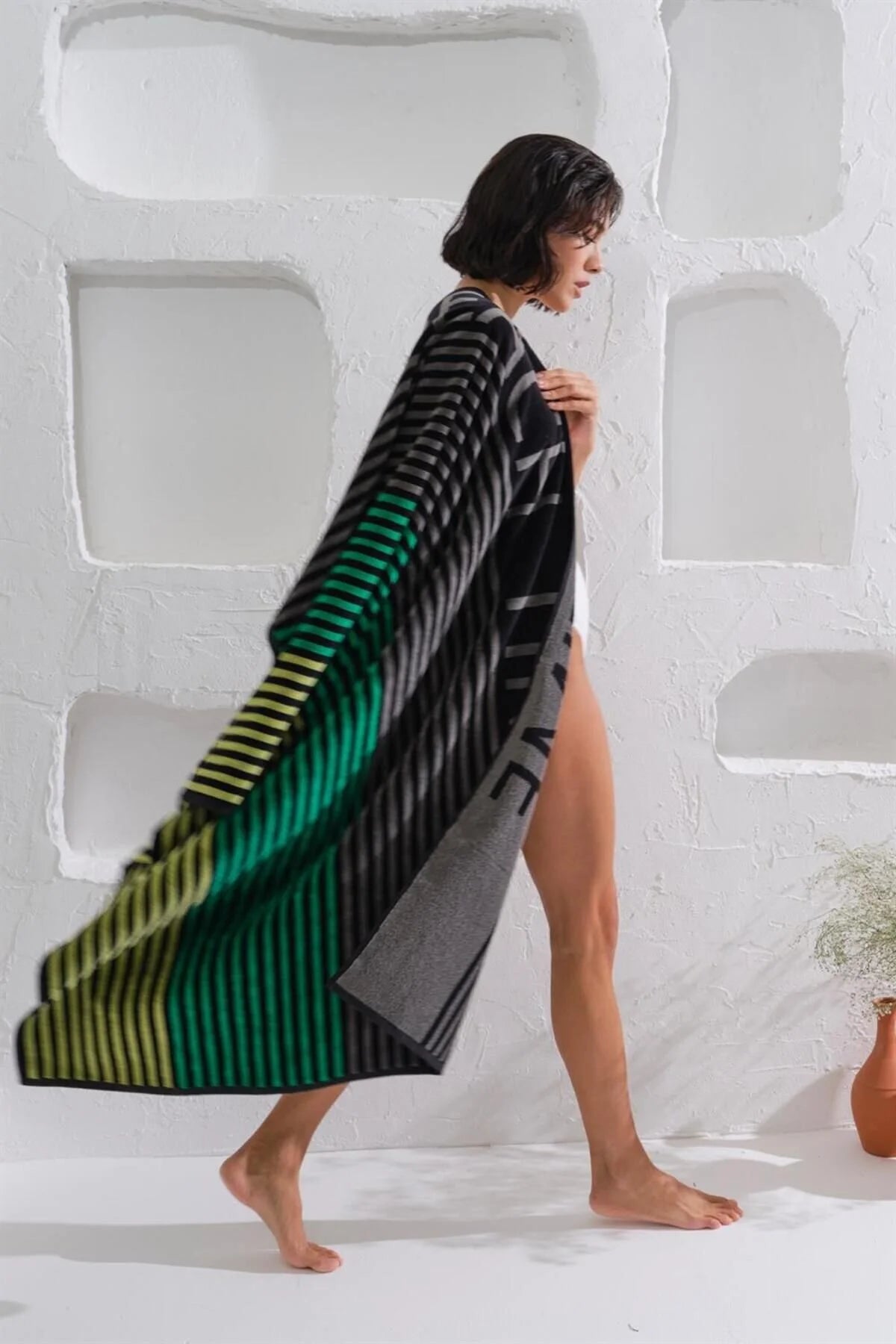 Πετσέτα Θαλάσσης Βαμβακερή με σχέδια Homelovers Organic 90X160 BEACH TIME