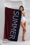Πετσέτα Θαλάσσης Βαμβακερή με σχέδια Homelovers Organic 90X160 SUMMER LOVE