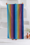 Πετσέτα Θαλάσσης Βαμβακερή με σχέδια Homelovers Organic 75X150 BLUE