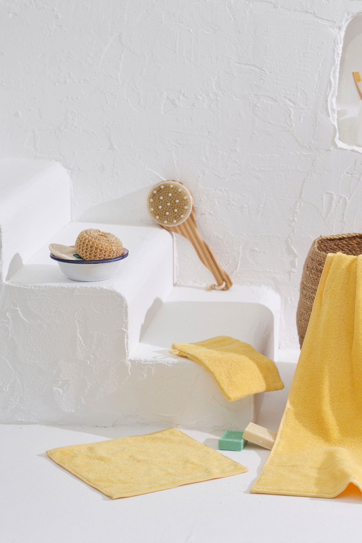 Πετσέτες Μπάνιου Homelovers Βαμβακερές Organic 500gsm Lemon Drop