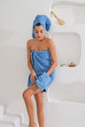 Πετσέτες Μπάνιου Homelovers Βαμβακερές Organic 500gsm Blue 1007