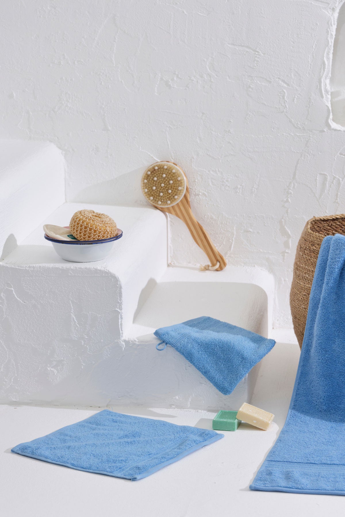 Πετσέτες Μπάνιου Homelovers Βαμβακερές Organic 500gsm Blue 1007