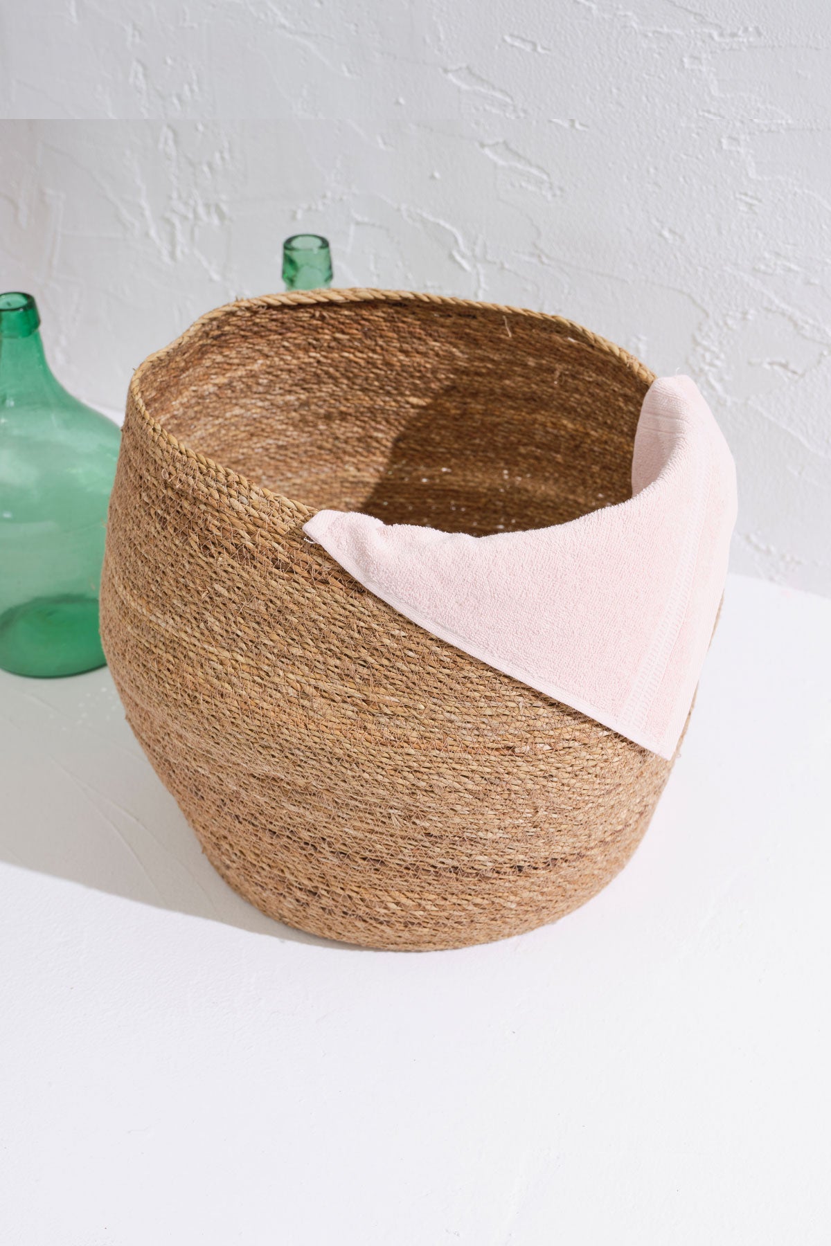 Σετ 8 πετσέτες επισκεπτών Homelovers Organic 30X30 Crystal Pink